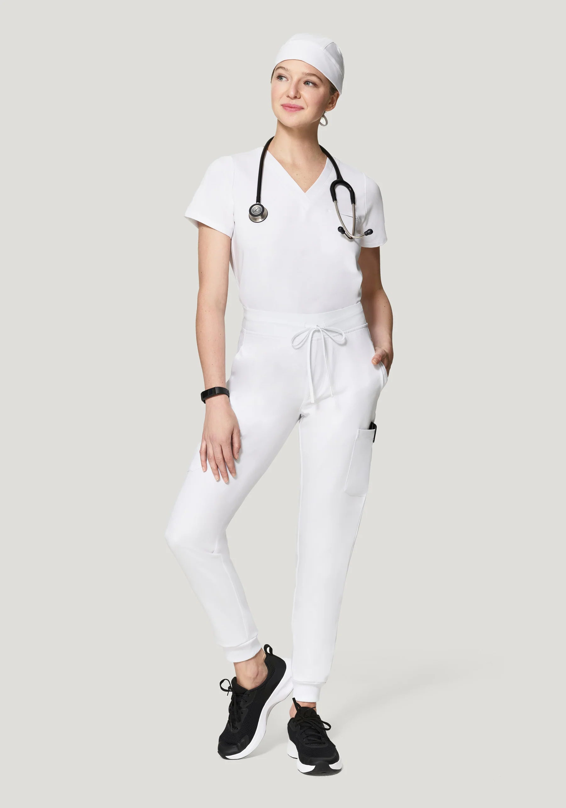 Scrub Cap - White