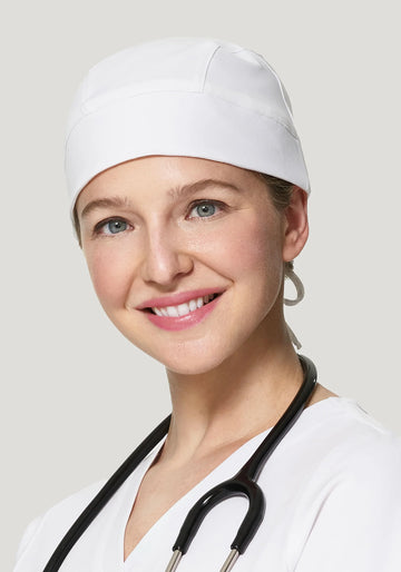 Scrub Cap - White