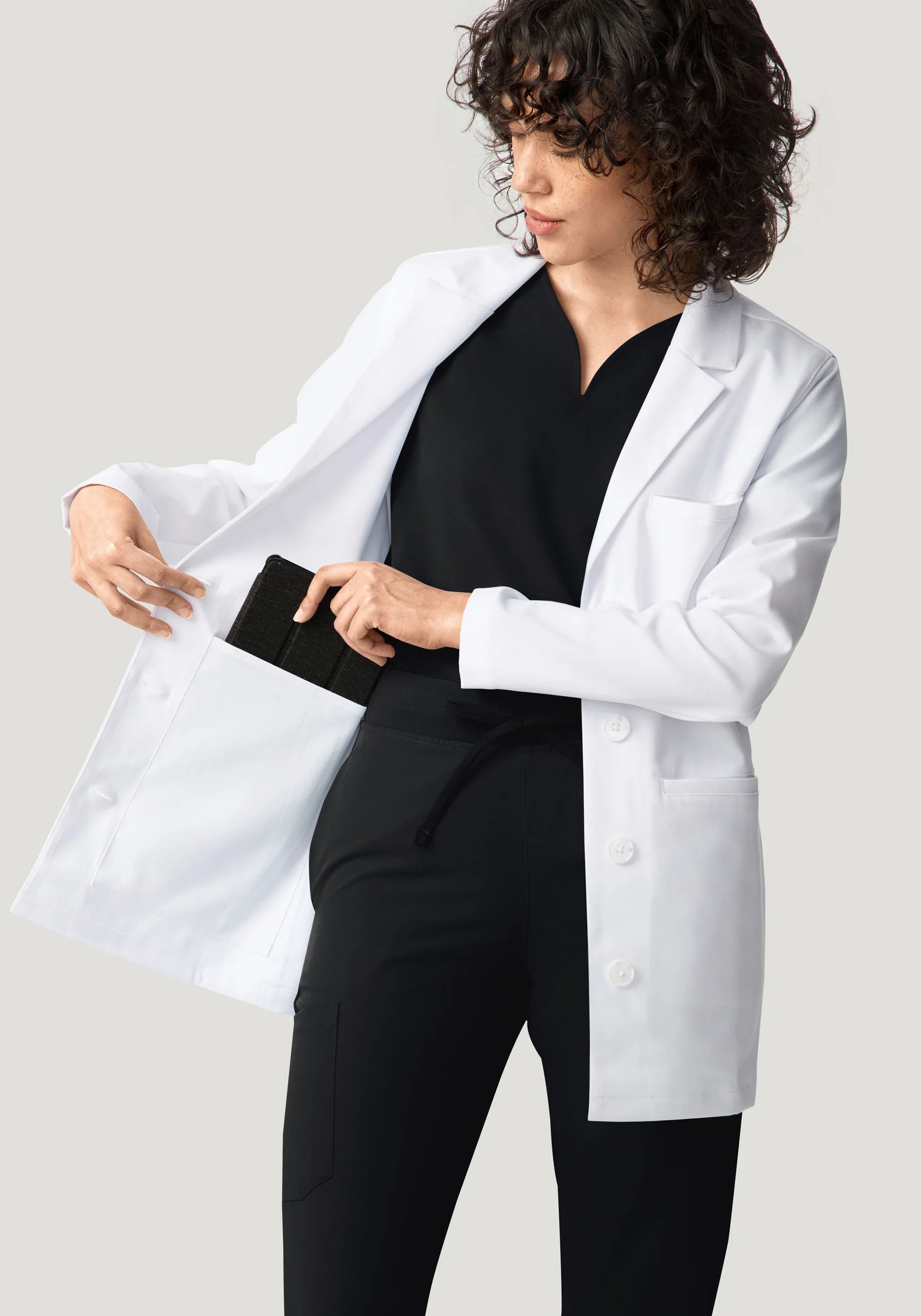 Women's Lab Coat - White