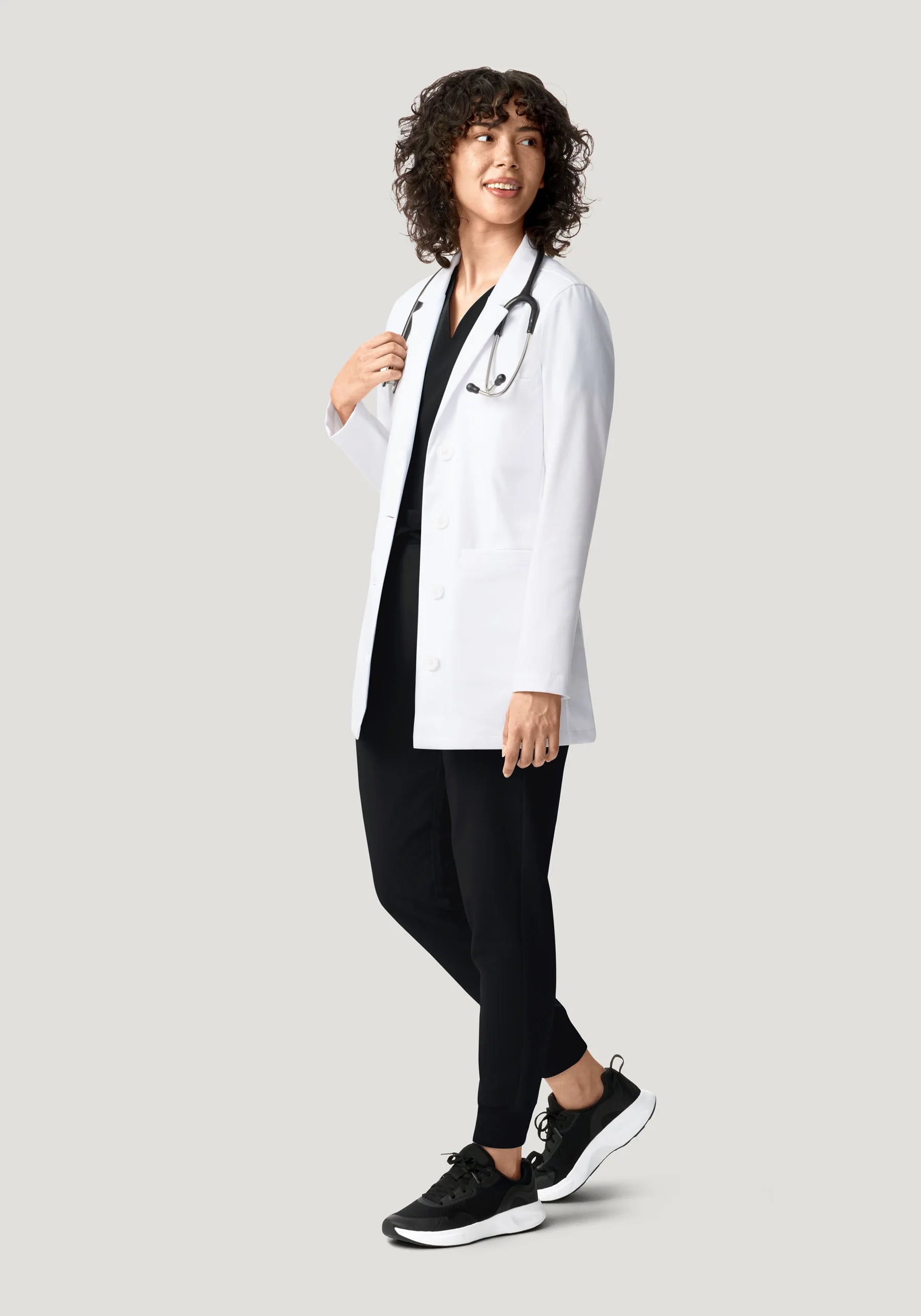 Women's Lab Coat - White
