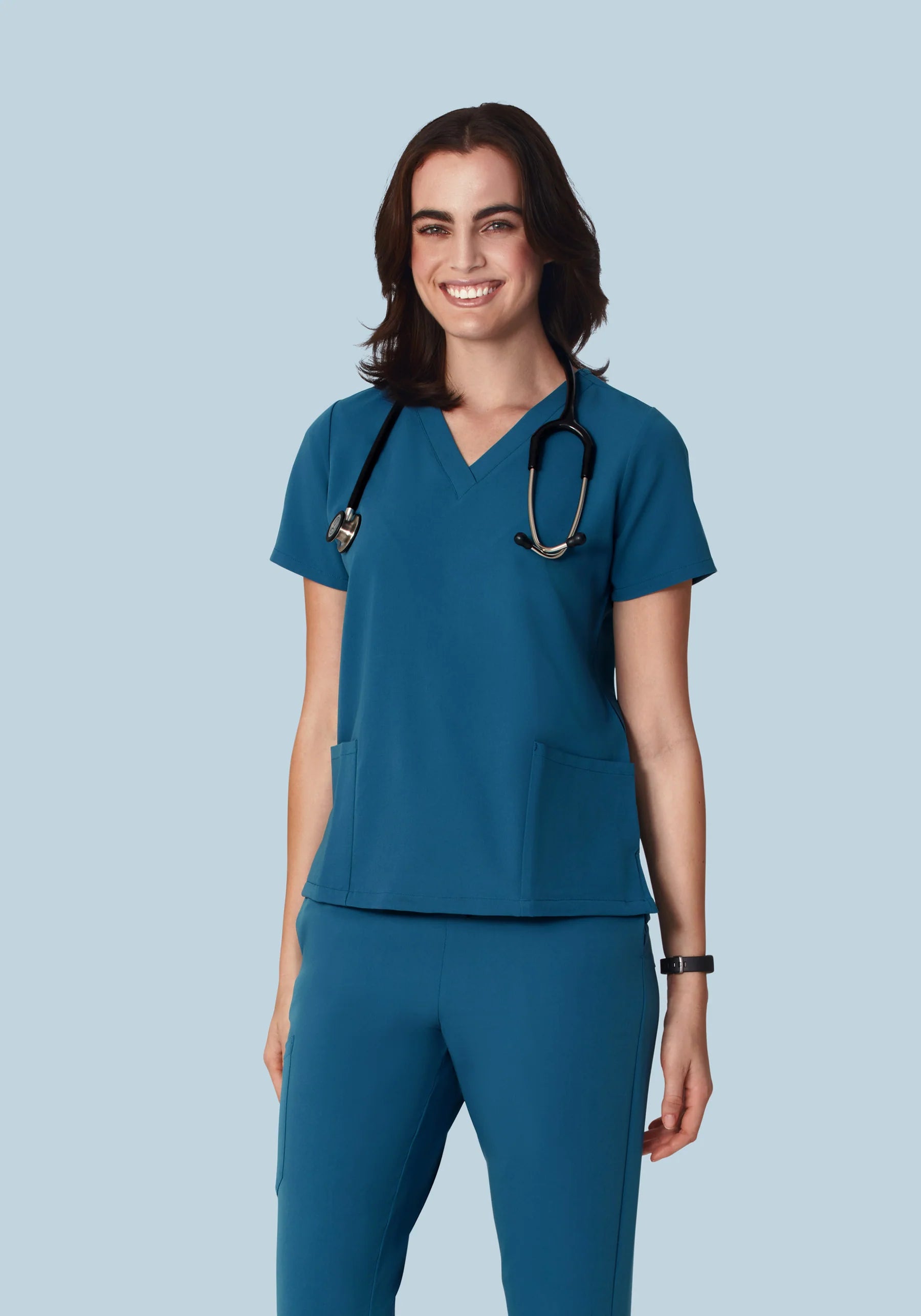 Women's 6 Pocket Top - Teal