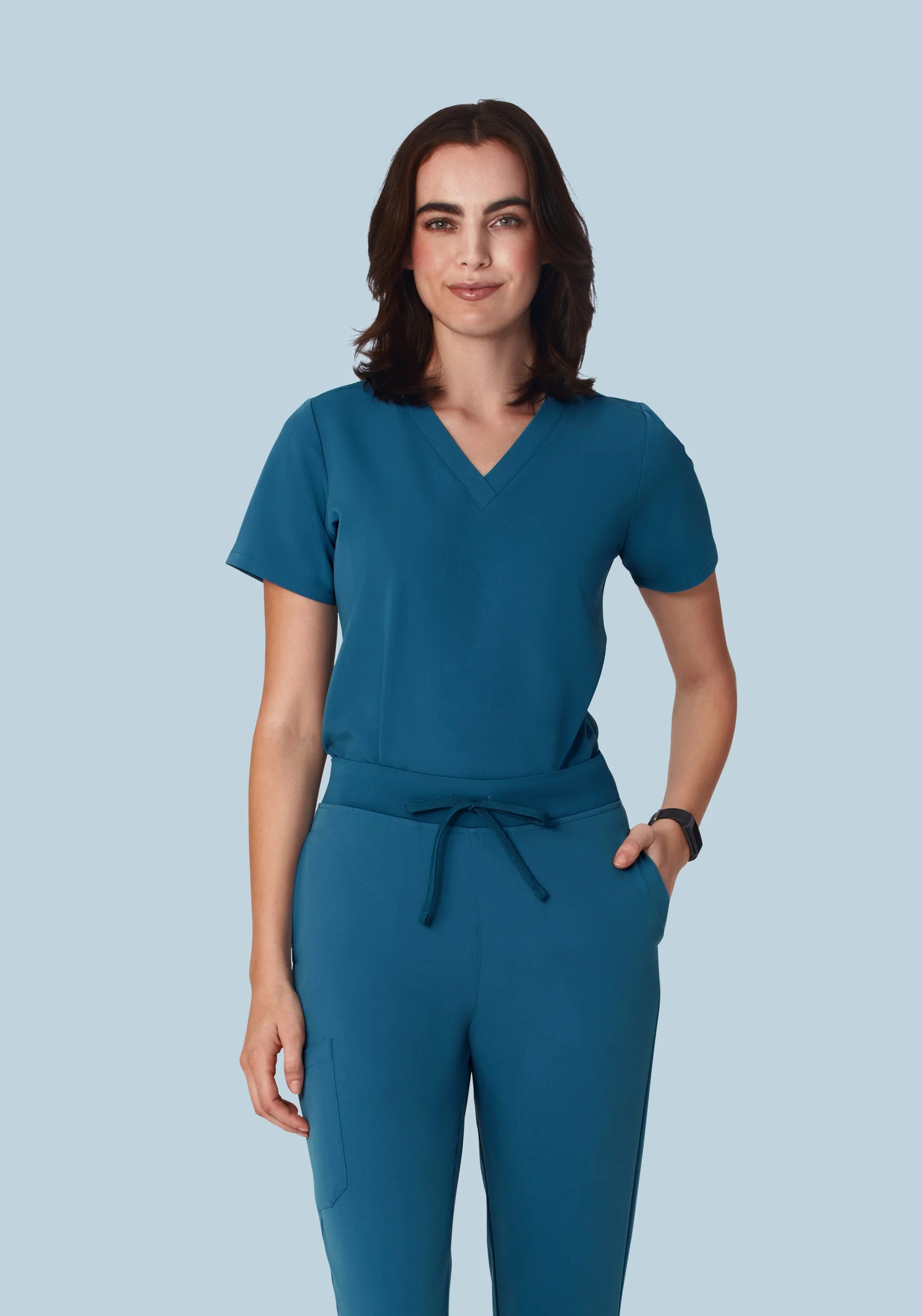 Women's 6 Pocket Top - Teal