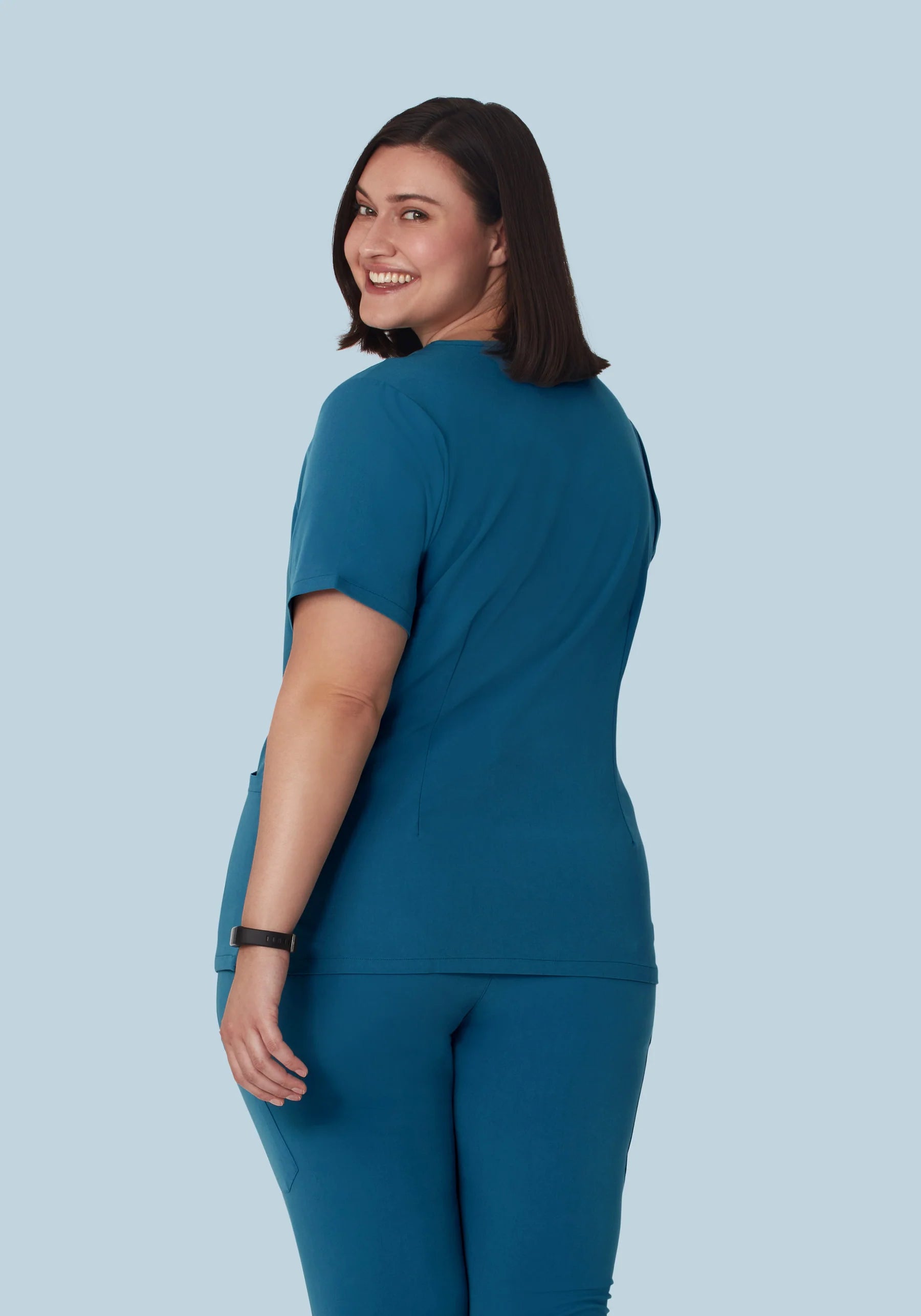 Women's 6 Pocket Top - Teal