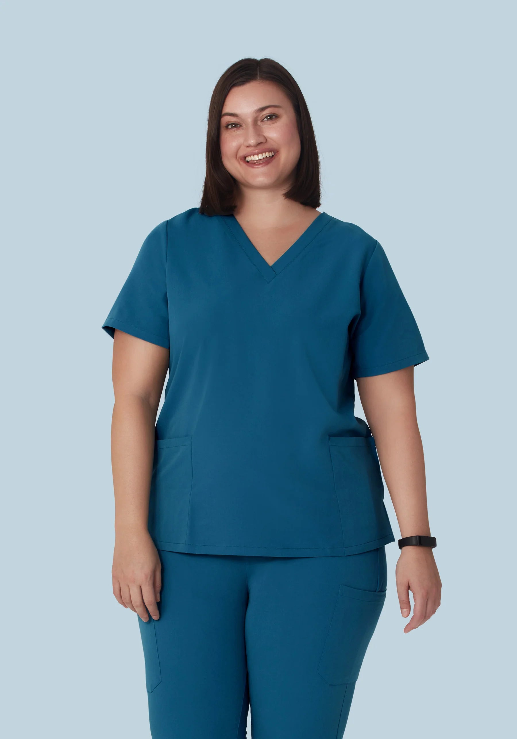 Women's 6 Pocket Top - Teal