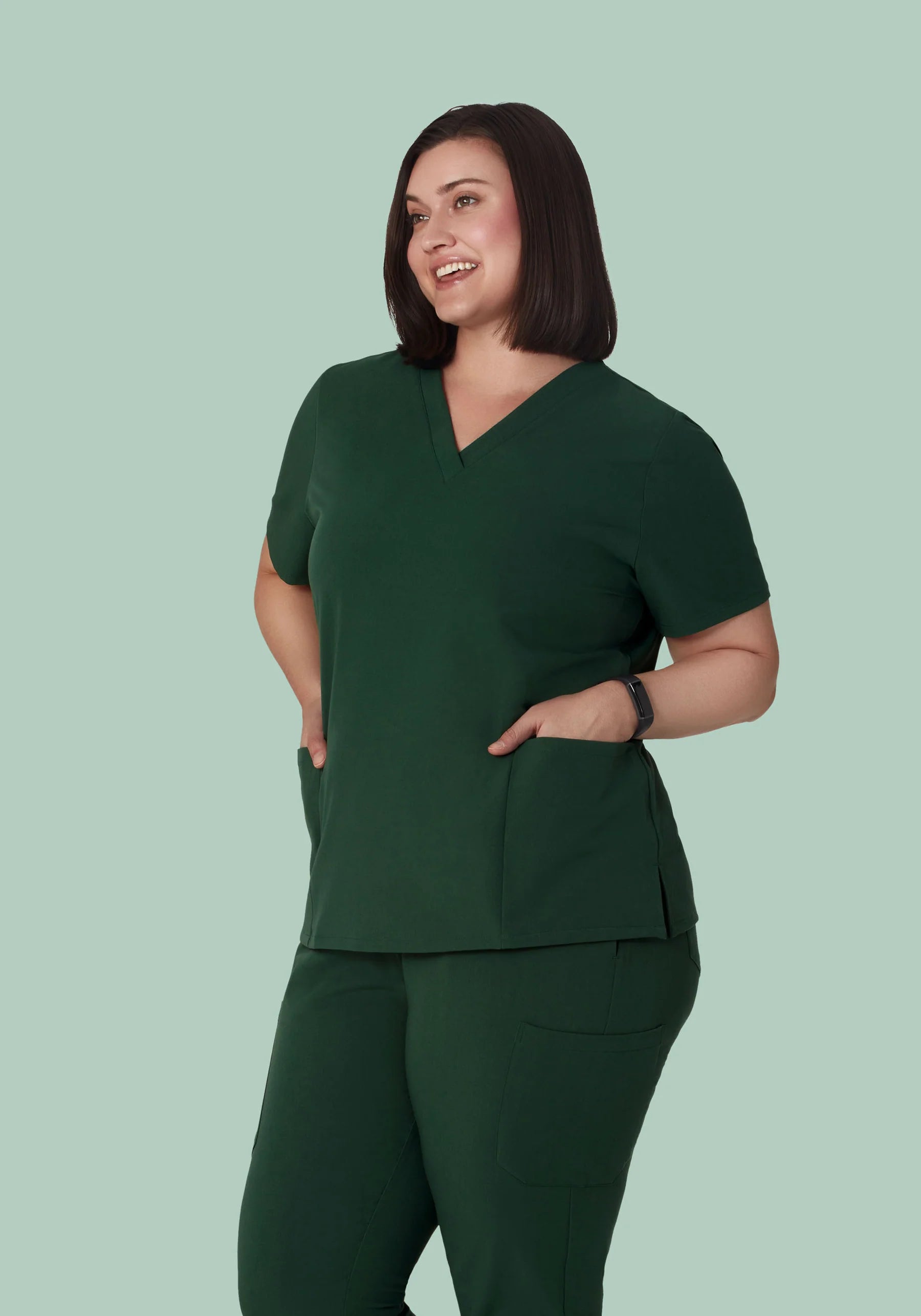 Women's 6 Pocket Top - Green