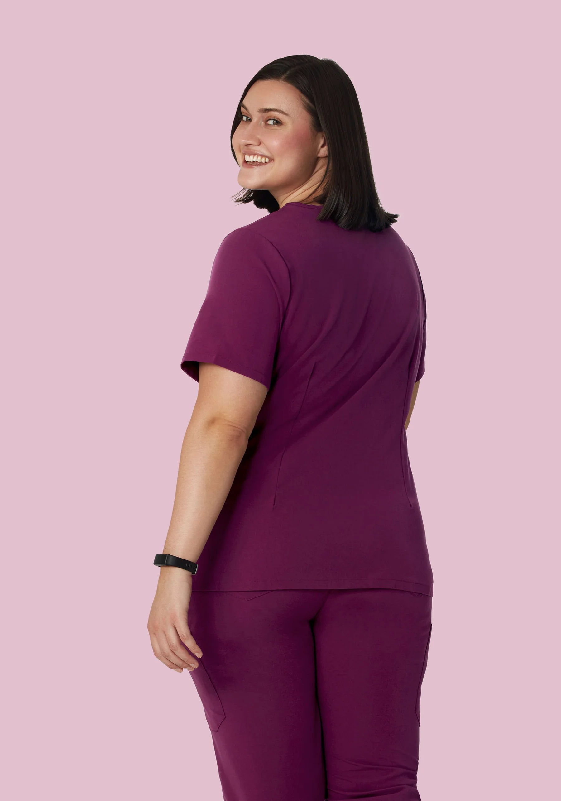 Women's 6 Pocket Top - Plum