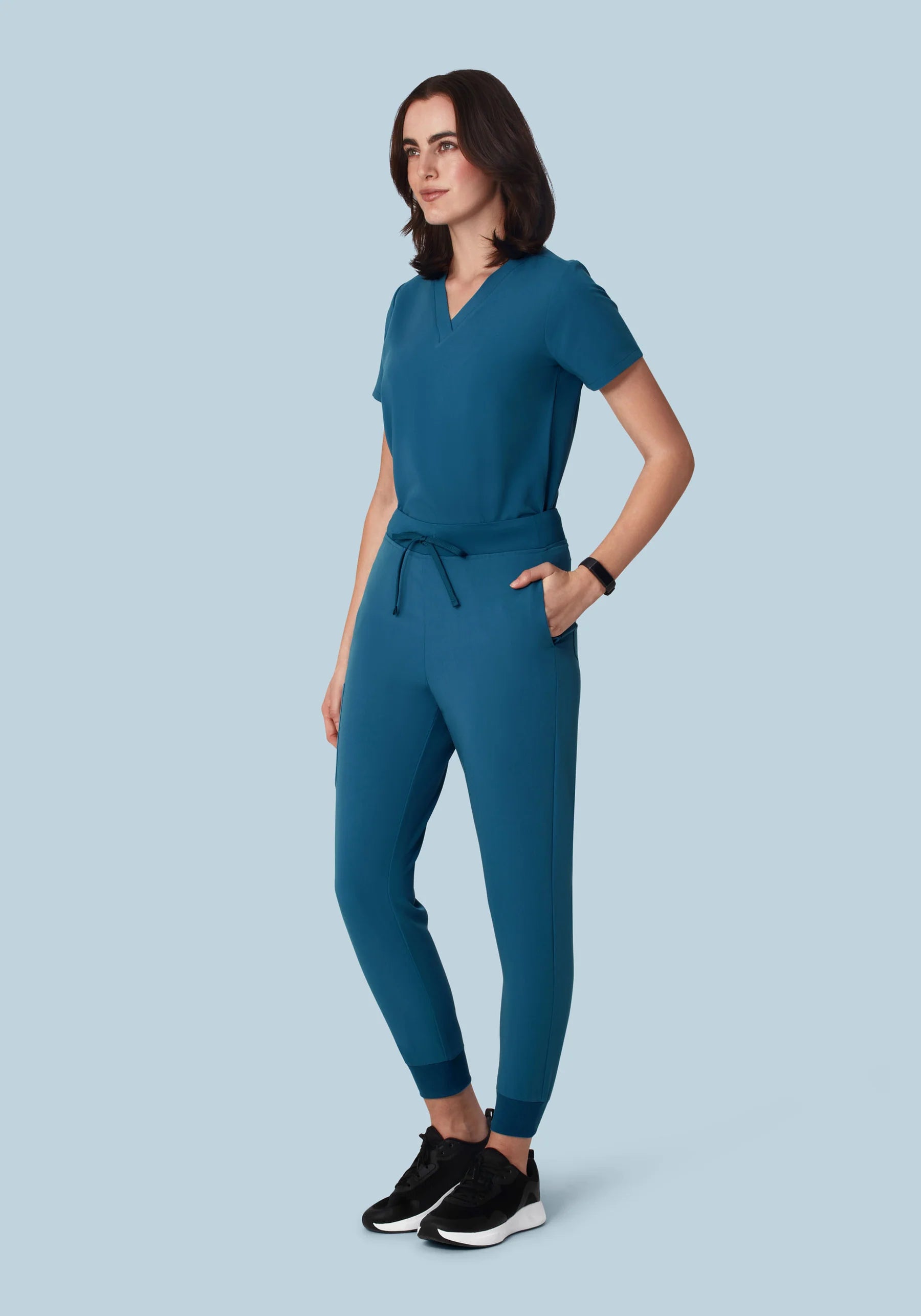 Women's 6 Pocket Top - Teal