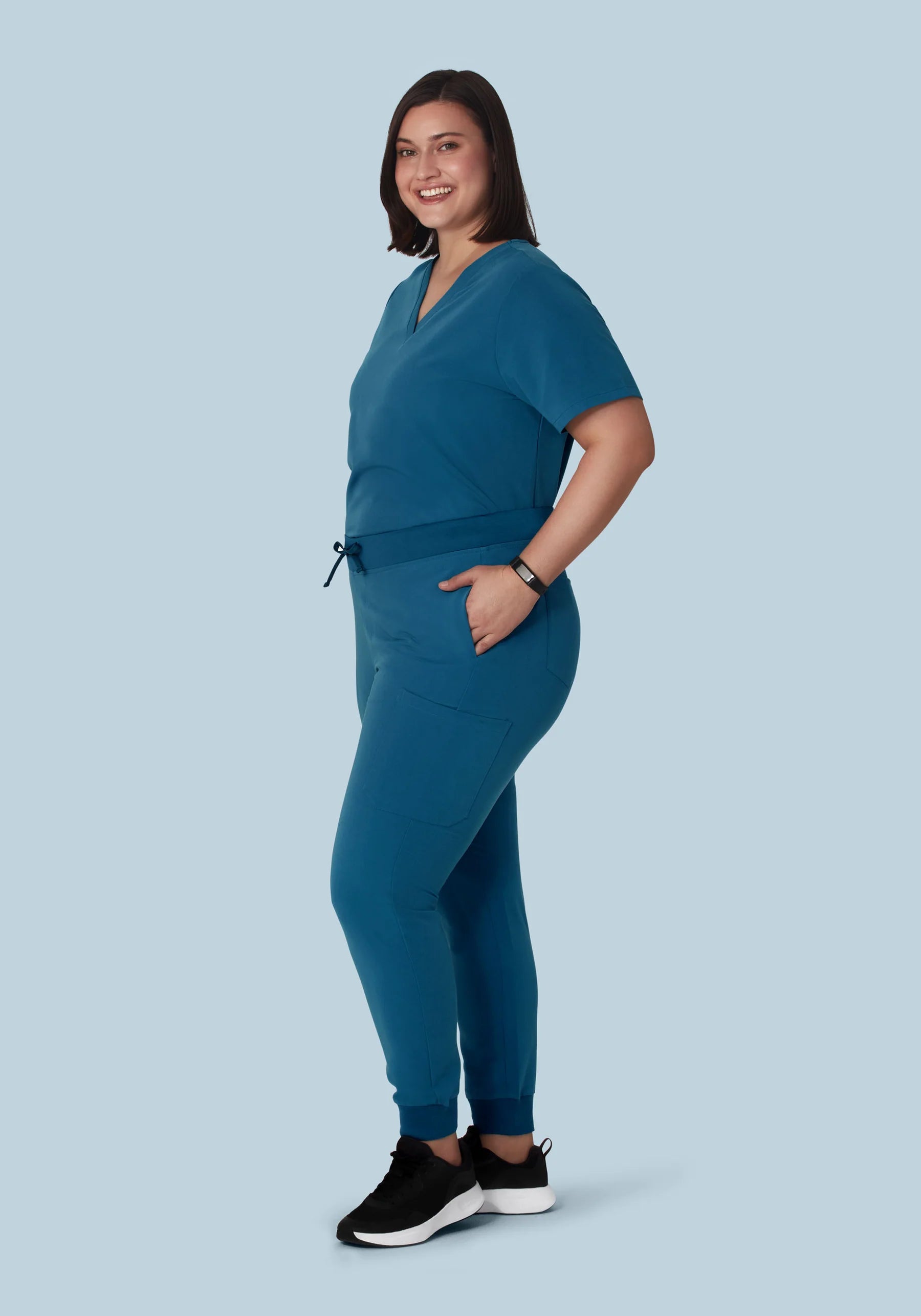 Women's 6 Pocket Top - Teal