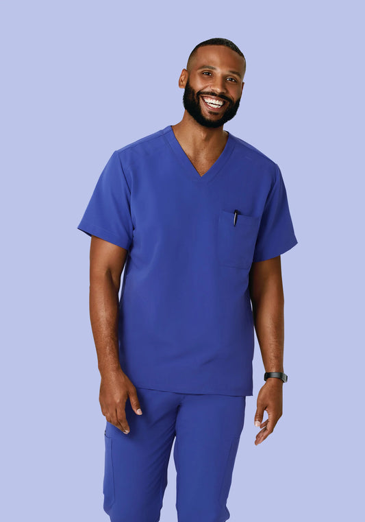Men's Three Pocket Top - Royal