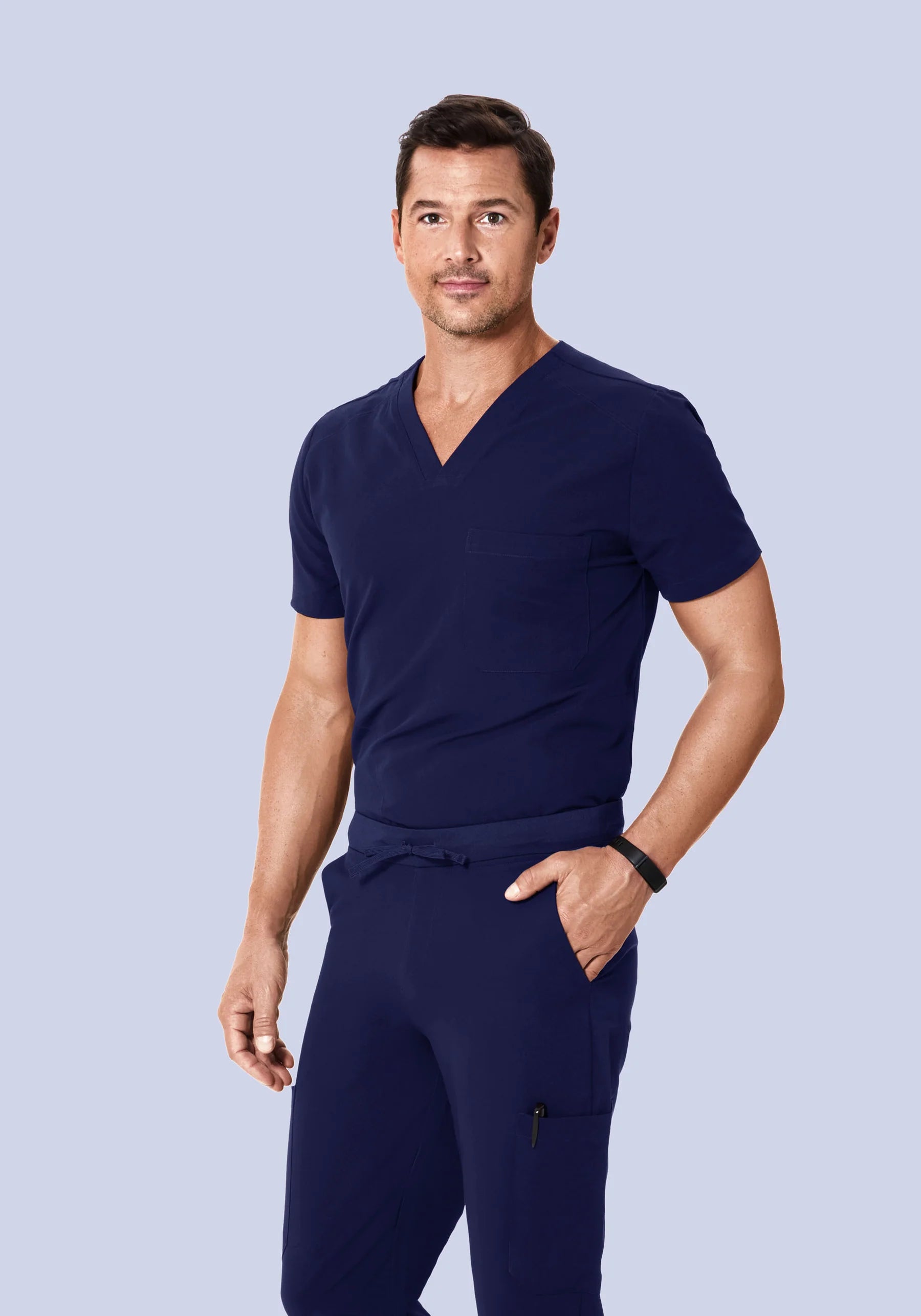Men's Three Pocket Top - Navy