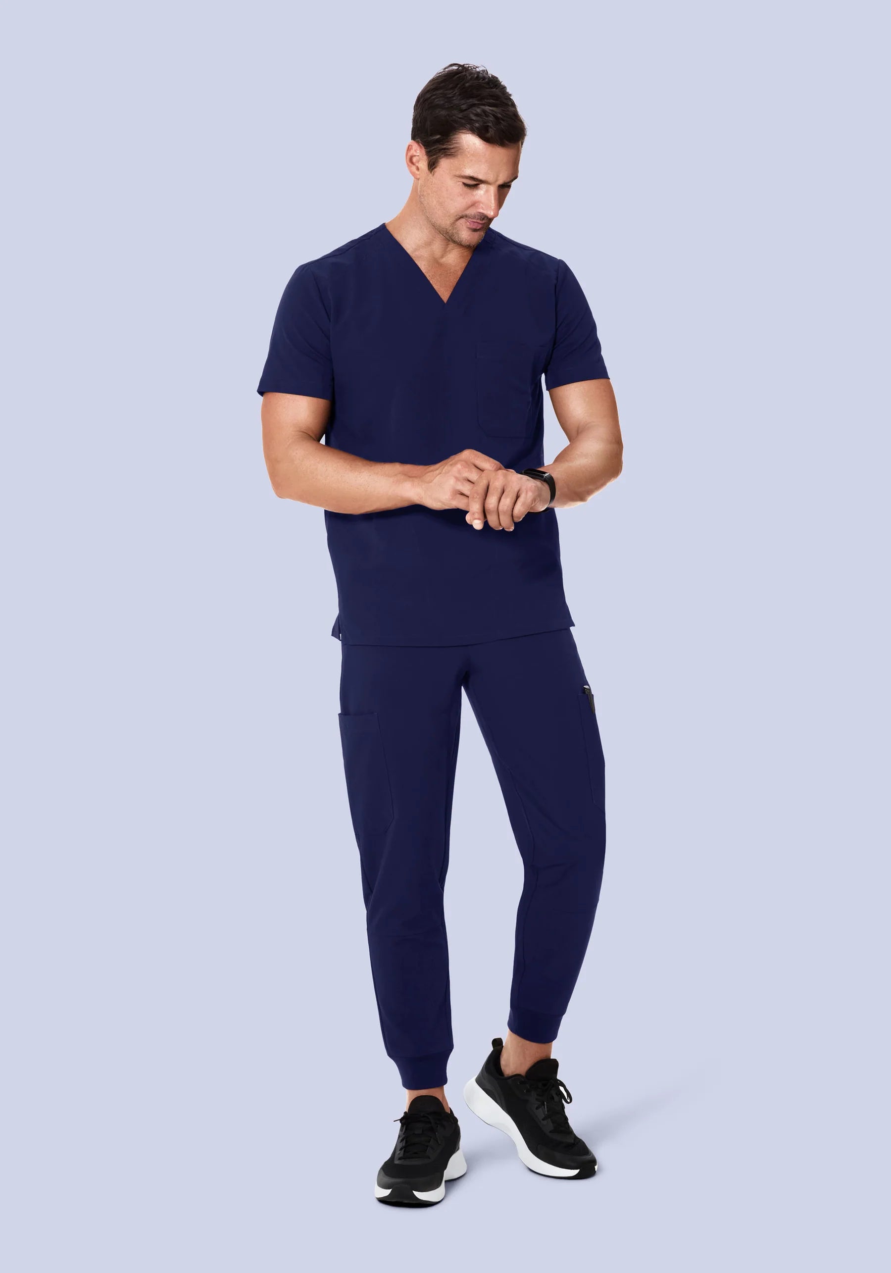Men's Three Pocket Top - Navy