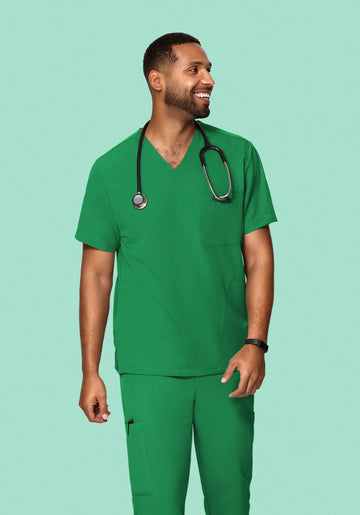 Men's Three Pocket Top - Emerald