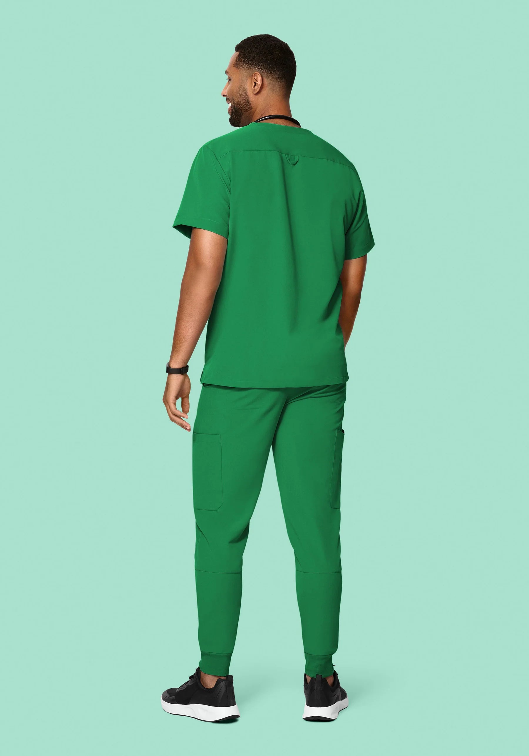 Men's Three Pocket Top - Emerald