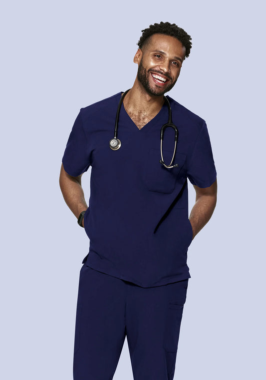 Men's Three Pocket Top - Navy