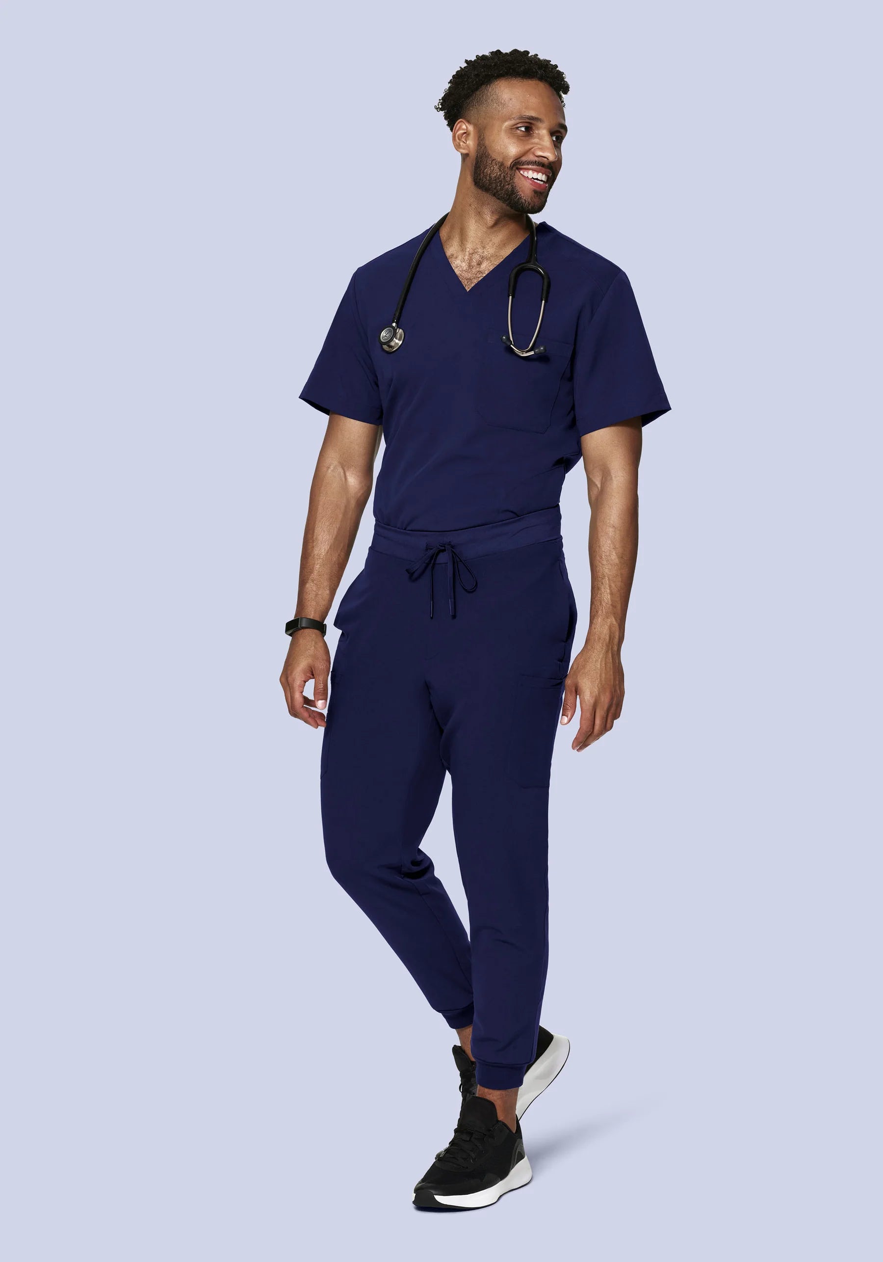 Men's Three Pocket Top - Navy